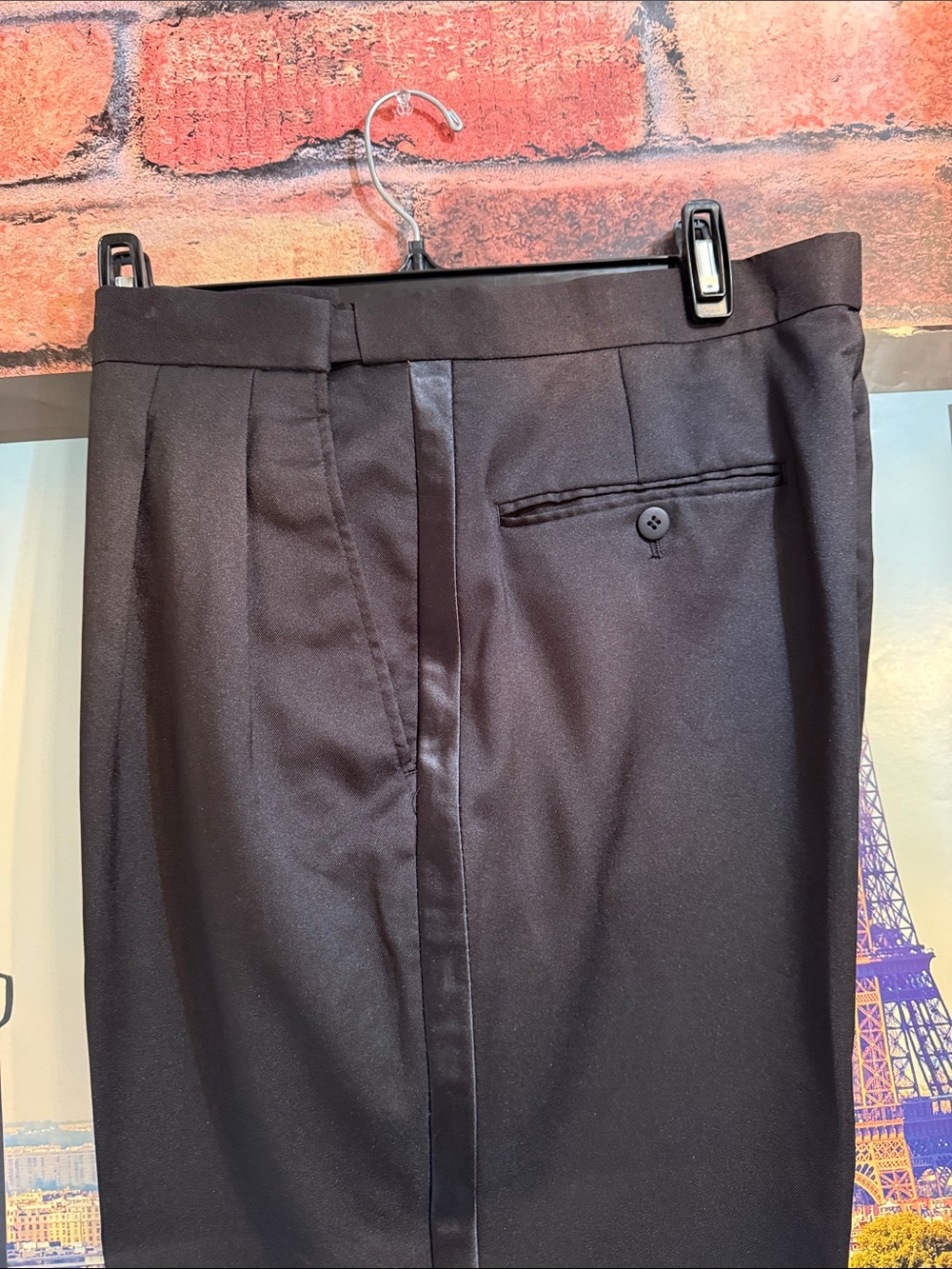 Midtown Man Men's Black Formal Pants